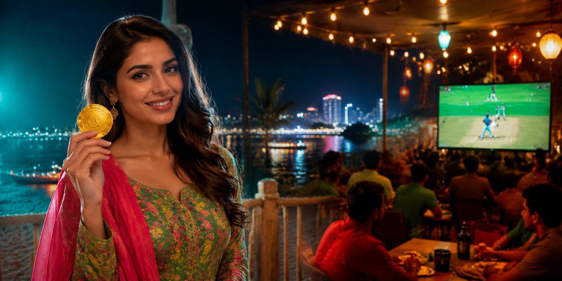 কক্সবাজার সমুদ্র সৈকতে ক্রিকেট বেটিং উপভোগ করছেন একজন ব্যবহারকারী